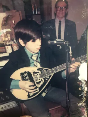 Anthony Pentikis picked up the bouzouki, and hasn't looked back since! And we're so happy he did!
